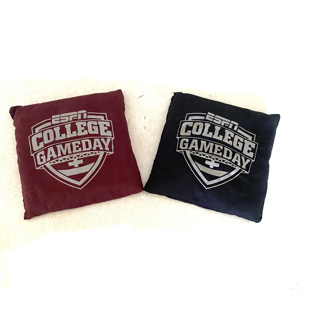 ESPN College Gameday Black/Burgundy Cornhole Bean Bag Bundle Set of 8